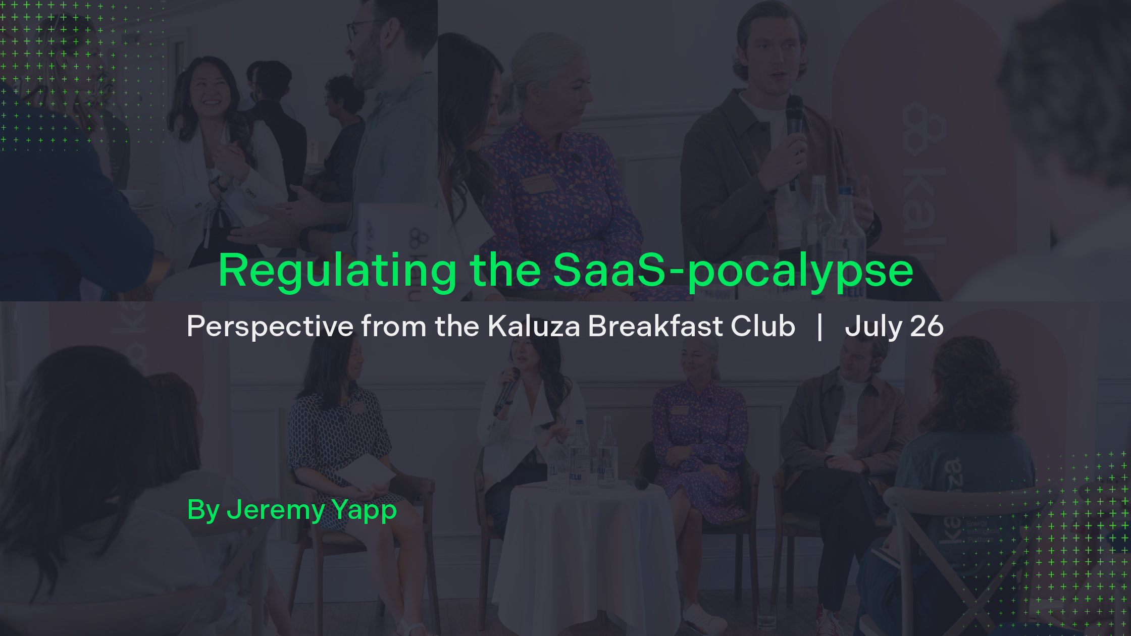Joulen attends Kaluza Breakfast Club, July 2026